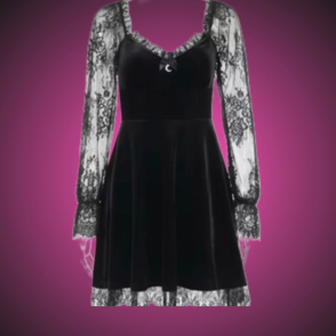 MOON VELVET DRESS