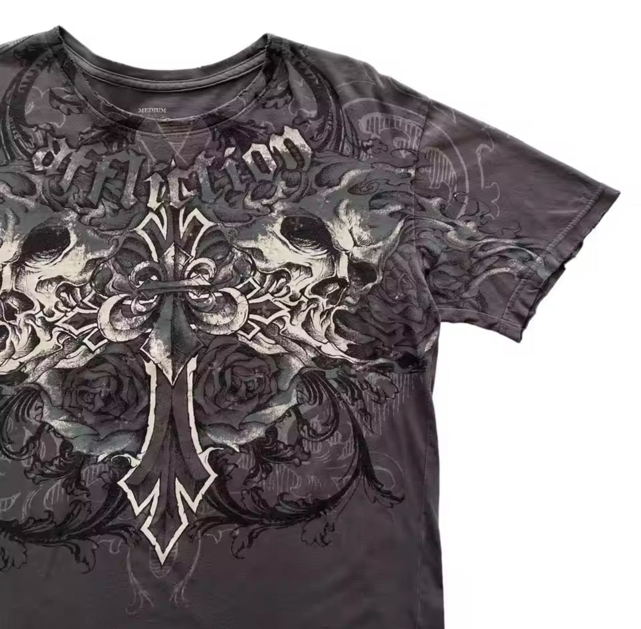 AFFLICTION GREY T-SHIRT