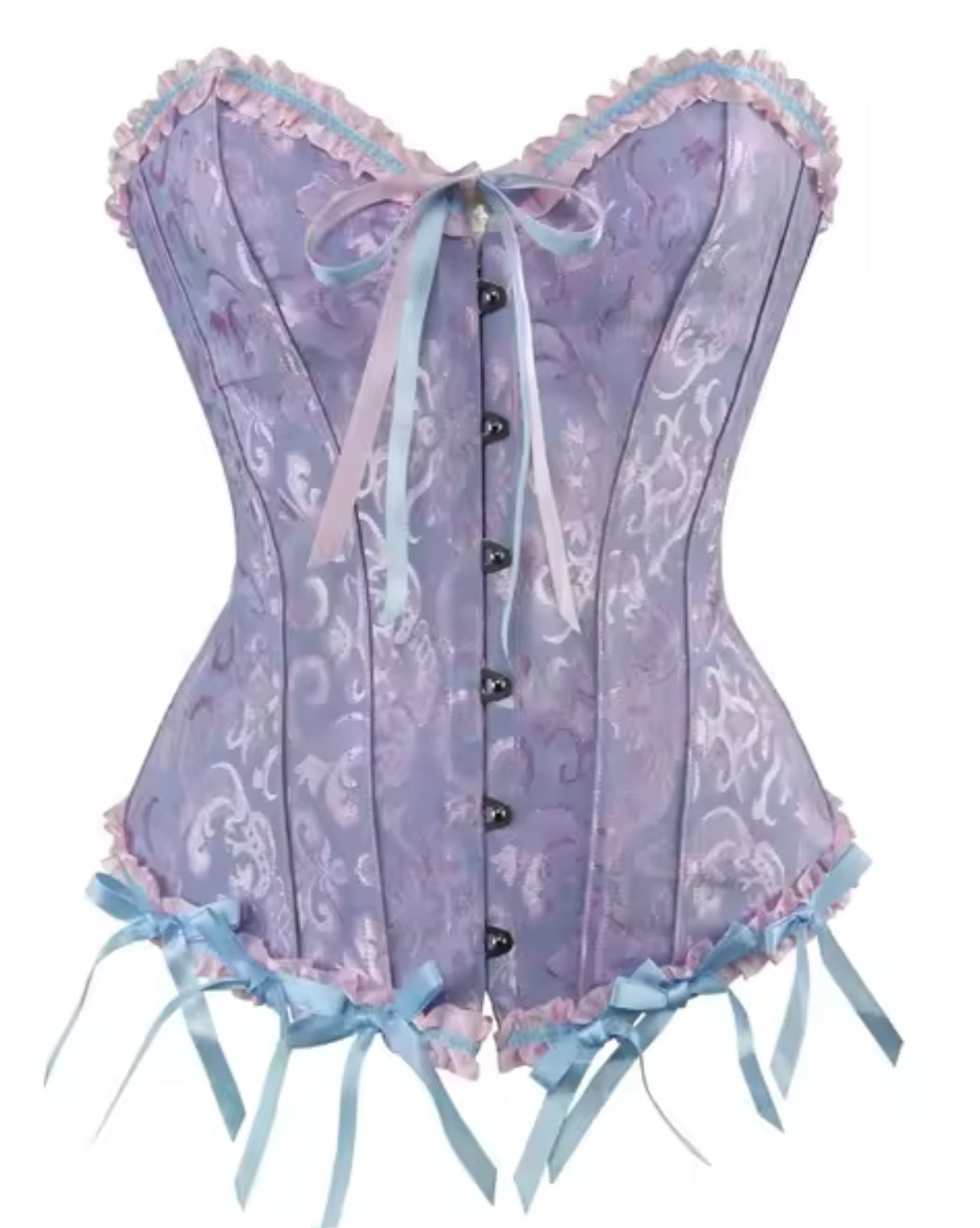 Button up Bow Corset