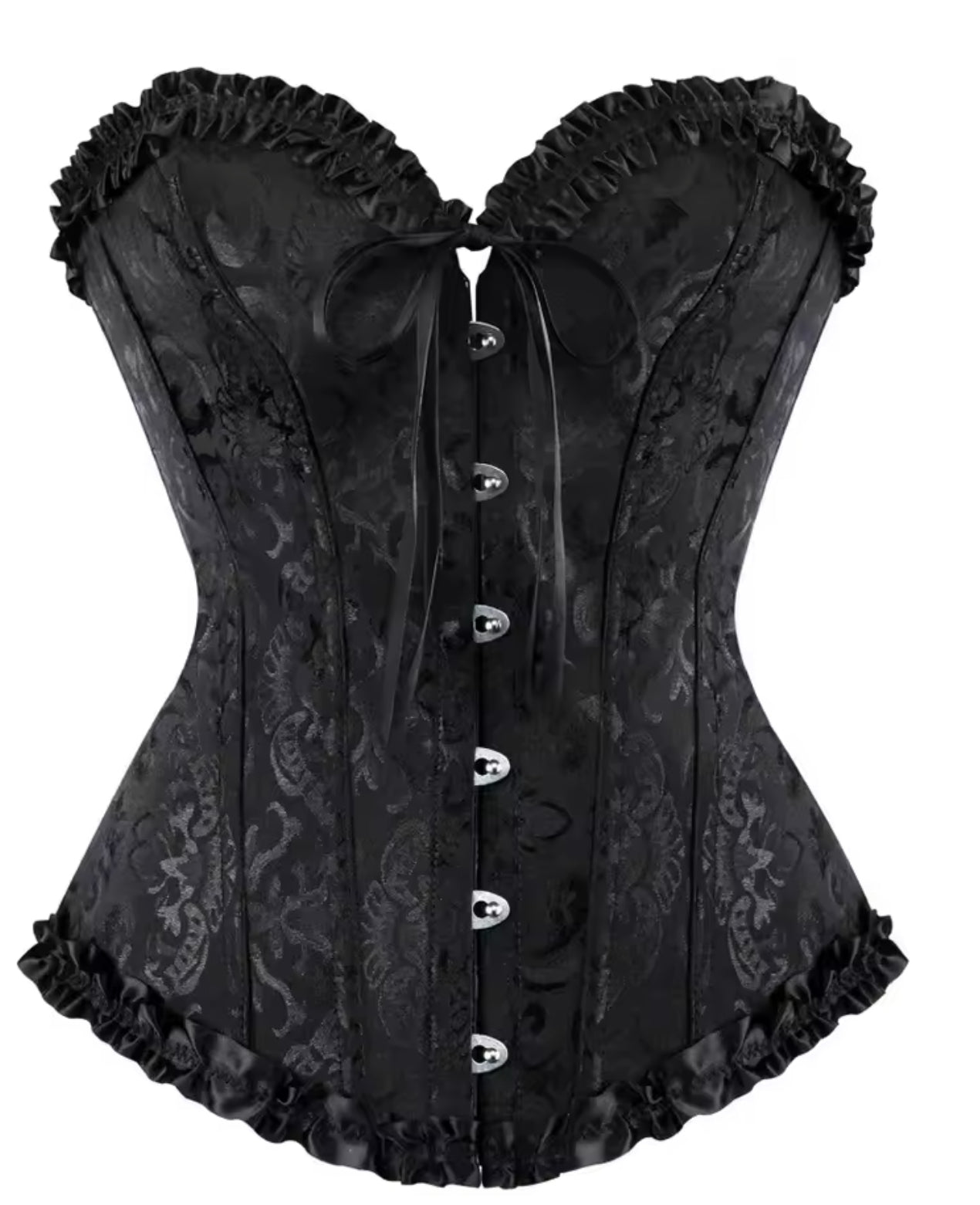 Button up Bow Corset