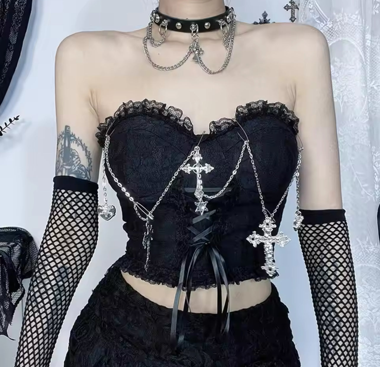 SILVER CROSS CORSET