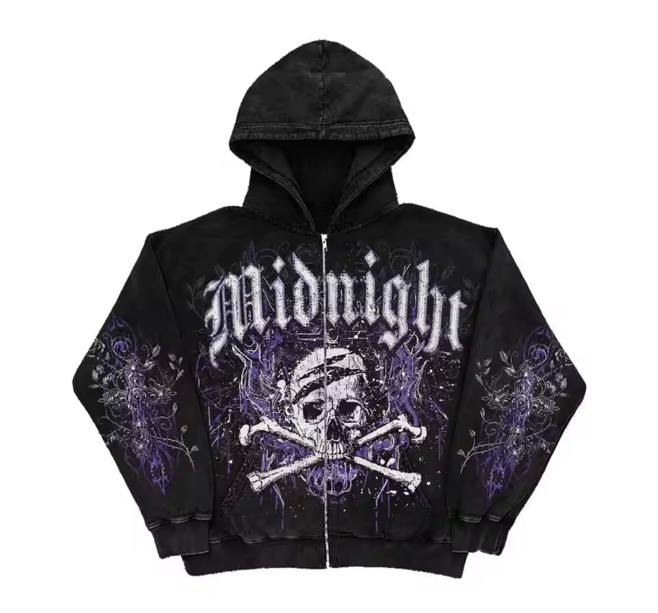 PURPLE MIDNIGHT ZIP UP