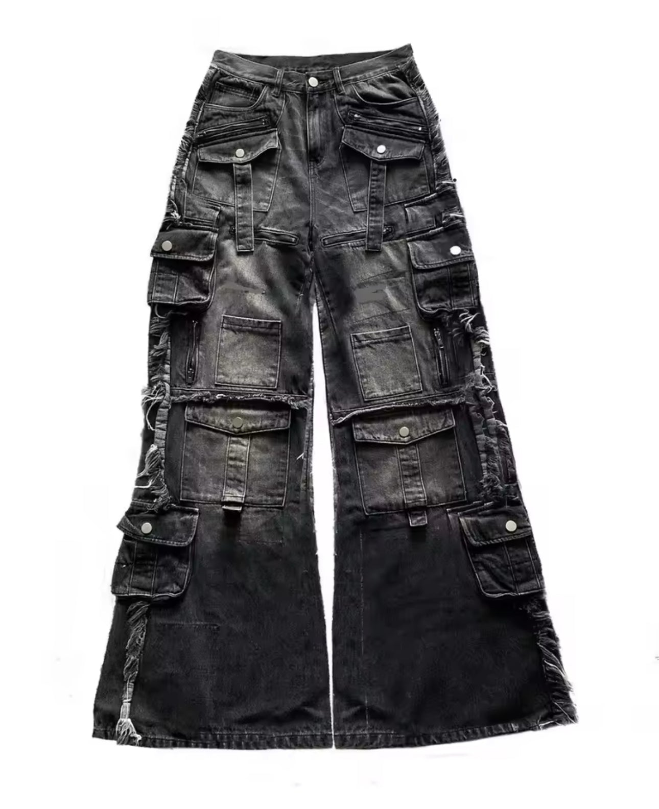 ZIP CARGO GOTH JEANS