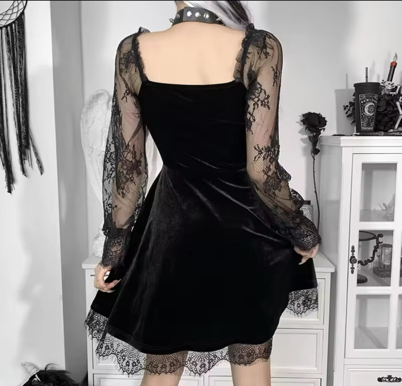 MOON VELVET DRESS